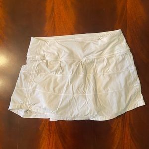 White Lululemon Tennis Skirt Size 4